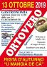 Festa d'Autunno, Edizione 2019 - Ortovero (SV)