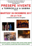 Presepe Vivente , Sacra Rappresentazione Della Natività A Torricella In Sabina  - Torricella In Sabina (RI)