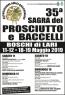 Sagra del Prosciutto e Bacelli, 35ima Edizione - 2019 - Casciana Terme Lari (PI)