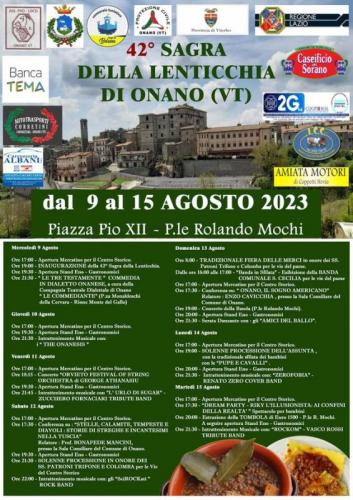 Sagra Della Lenticchia  A Onano - Onano