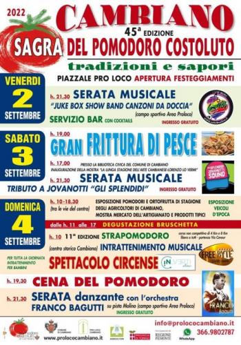 Sagra Del Pomodoro A Cambiano - Cambiano