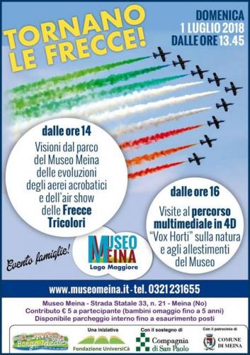 Tornano Le Frecce Tricoliri A Meina - Meina
