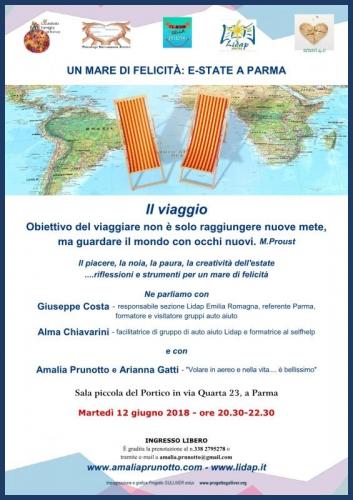 Il Viaggio: Incontro Lidap Per Vivere Un’estate Felice A Parma - Parma