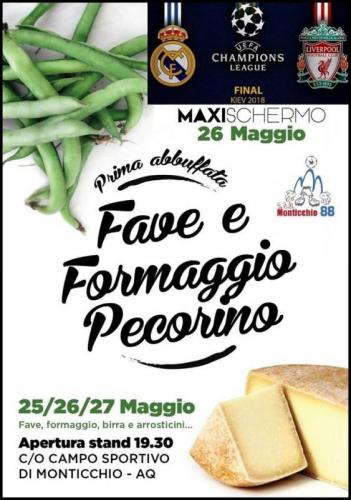 Fave E Fomaggio Pecorino A Monticchio - L'aquila