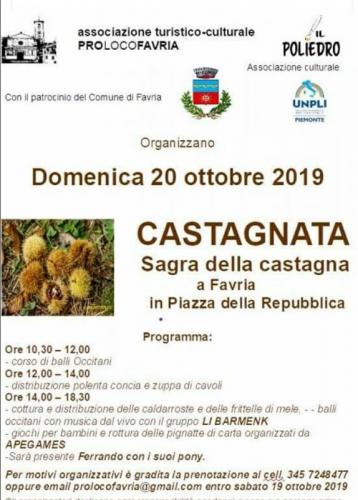 Sagra Delle Castagne A Favria - Favria