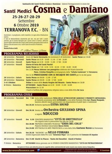 Festa Dei Santi Medici Cosma E Damiano - Arpaise