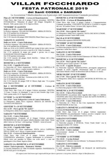 Festa Dei Santi Cosma E Damiano - Villar Focchiardo
