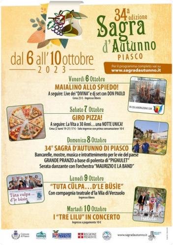 Sagra D'autunno Di Piasco - Piasco