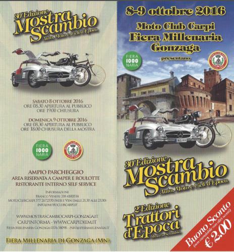 Mostra Scambio Carpi-gonzaga - Gonzaga