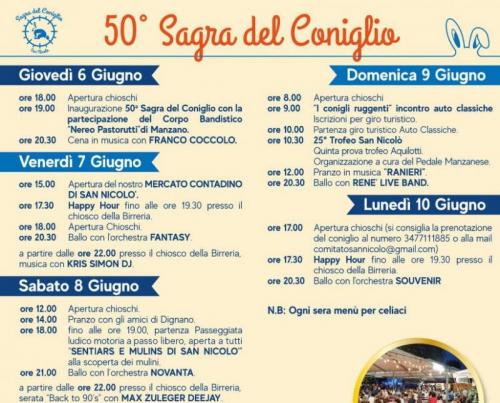 Sagra Del Coniglio - Manzano