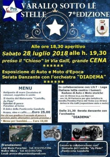 Varallo Sotto Le Stelle A Varallo Pombia  - Varallo Pombia