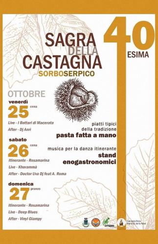 Sagra Di Castagna E Di Vino - Sorbo Serpico