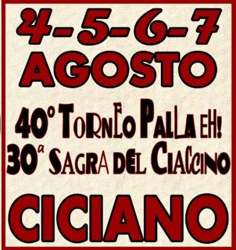Torneo Palla Eh! E Sagra Del Ciaccino - Chiusdino