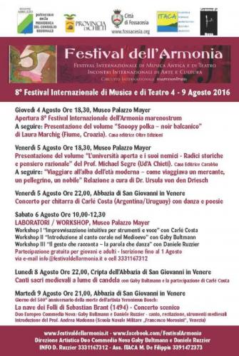 Festival Dell'armonia Marenostrum - Fossacesia