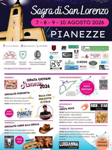 Sagra Di Pianezze San Lorenzo - Pianezze