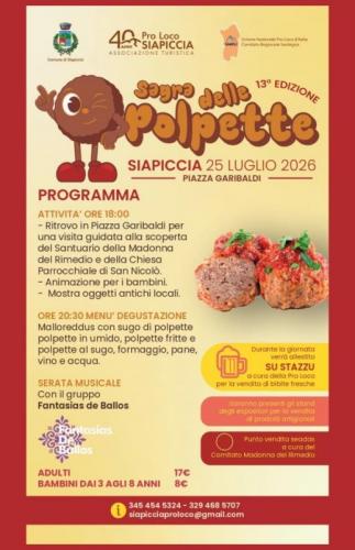 Sagra Delle Polpette A Siapiccia  - Siapiccia