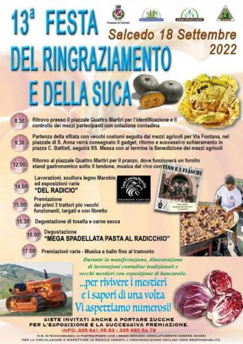 Festa Del Ringraziamento E Della Suca A Salcedo - Salcedo