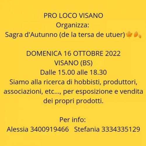 Sagra D'autunno A Visano - Visano