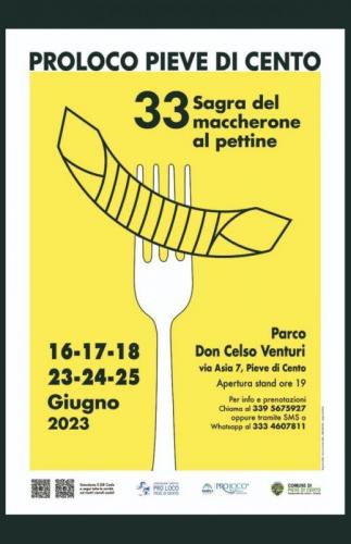 Sagra Del Maccherone Al Pettine A Pieve Di Cento - Pieve Di Cento