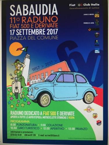 Raduno Fiat 500 E Derivate - Sabaudia