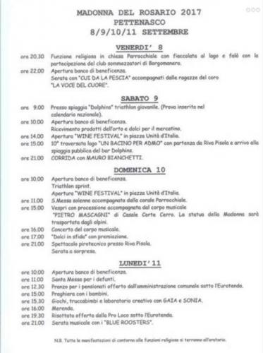 Madonna Del Rosario - Pettenasco