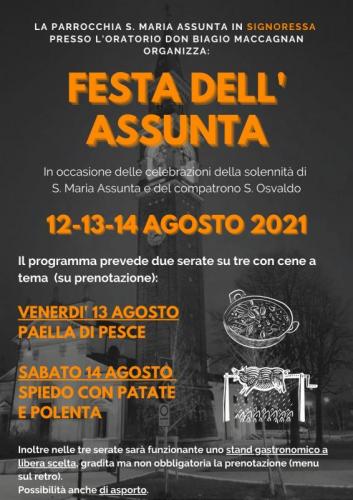  La Festa Dell'assunta A Signoressa - Trevignano