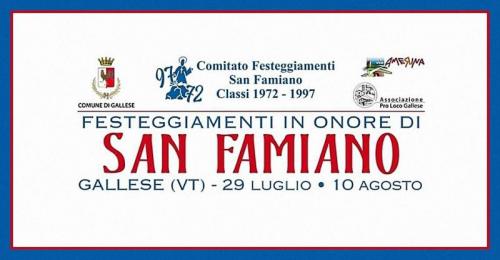Festeggiamenti San Famiano - Gallese