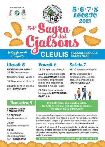 Sagra Dai Cjalsons A Cleulis - Paluzza