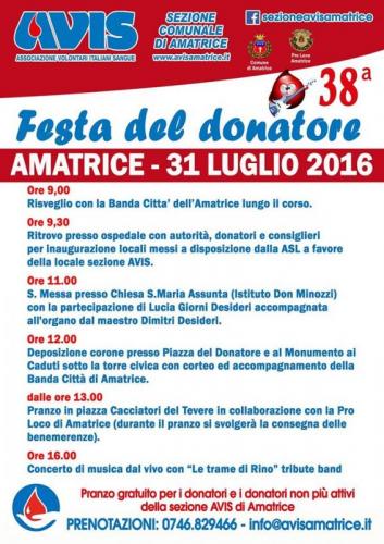 Festa Del Donatore - Amatrice