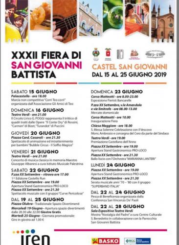 Fiera San Giovanni Battista - Castel San Giovanni