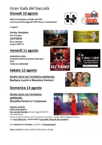 Gran Galà Del Baccalà - Lusiana Conco