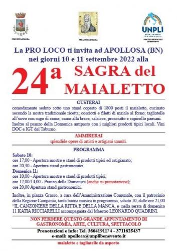 Sagra Del Maialetto Di Apollosa - Apollosa
