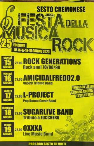 Festa Della Musica Rock A Sesto Cremonese - Sesto Ed Uniti