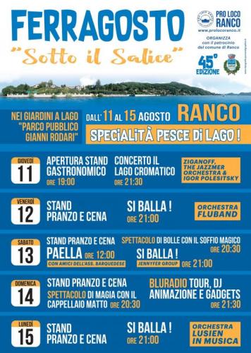 Ferragosto Sotto Il Salice A Ranco - Ranco