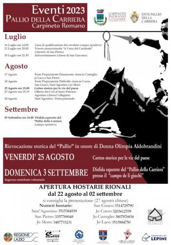 Palio Della Carriera - Carpineto Romano