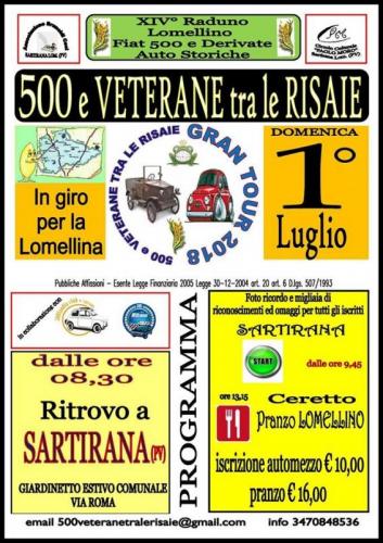 500 E Veterane Tra Le Risaie - Sartirana Lomellina