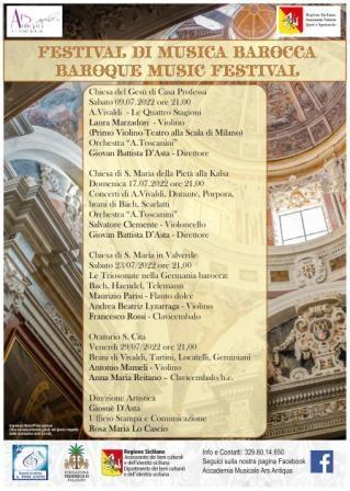 Festival Di Musica Barocca - Palermo