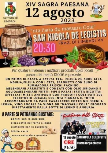 Sagra Paesana A San Nicola Di Legitis  - Limbadi
