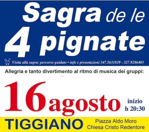Sagra De Le 4 Pignate - Tiggiano