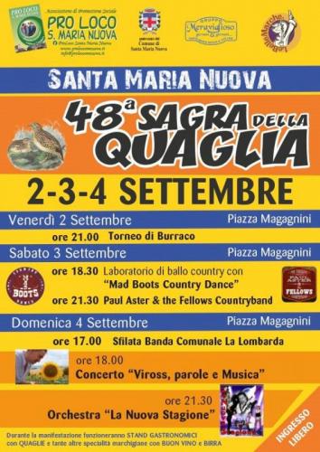 Sagra Della Quaglia A Santa Maria Nuova - Santa Maria Nuova