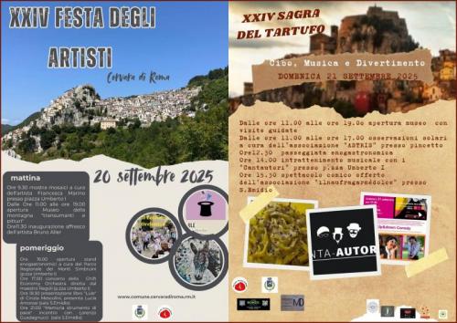 Festa Degli Artisti E Sagra Del Tartufo - Cervara Di Roma