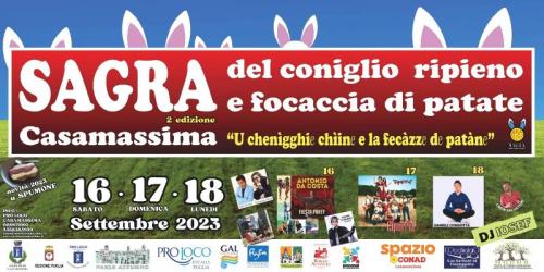 Sagra Del Coniglio Ripieno E Focaccia Di Patate A Casamassima - Casamassima