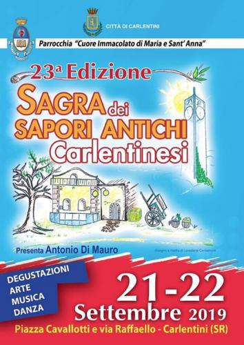 Sagra Dei Sapori Antichi Carlentinesi - Carlentini
