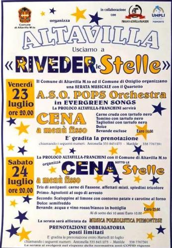 Altavilla Usciamo A Riveder Le Stelle - Altavilla Monferrato