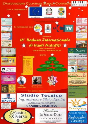 Raduno Regionale Corale Di Canti Natalizi - Sant'andrea Apostolo Dello Ionio