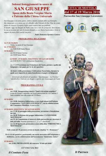 Festa Di San Giuseppe - Mottola