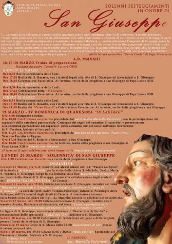 Festa Di San Giuseppe - Acireale