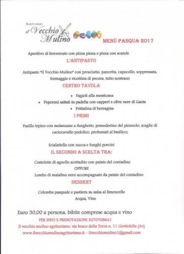Pranzo Di Pasqua Al Vecchio Mulino - Grottolella