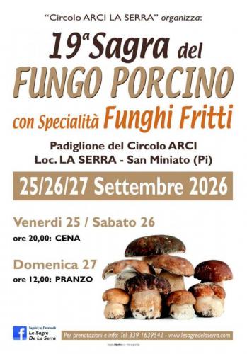 Sagra Del Fungo Porcino Con Specialità Funghi Fritti - San Miniato