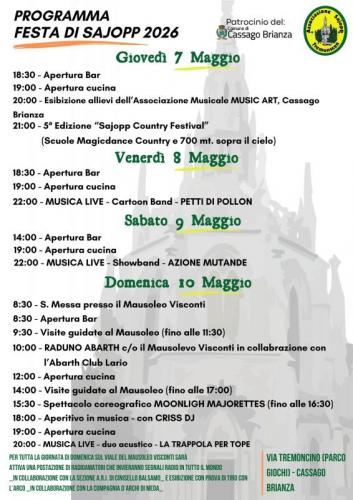 Festa Di Sajopp  - Cassago Brianza
